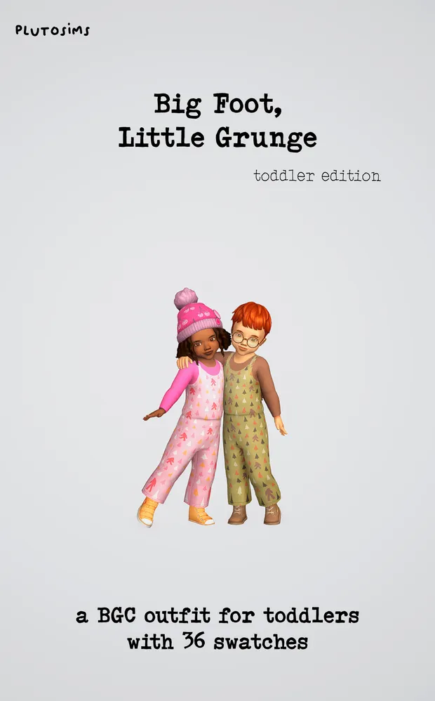 Big Foot, Little Grunge - An Outfit for Toddlers 